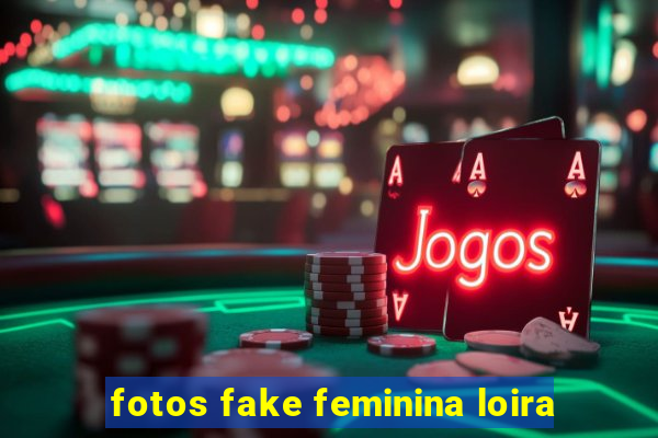 fotos fake feminina loira